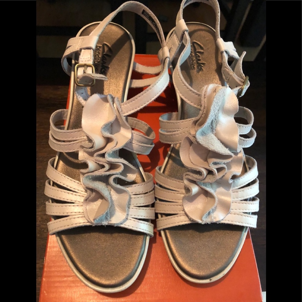 Clark’s Sandals with small heel